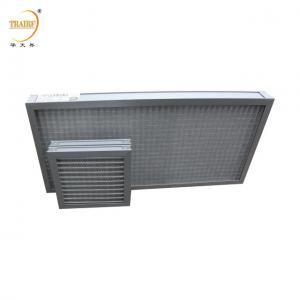 China Metal Washable Corrugated Aluminum Mesh Pre Air Filter For Cleaning Equipment supplier