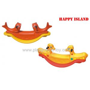 China Cartoon  Childrens Garden Toys Kids Outdoor Plastic Seesaw For Playground Kids Toys supplier