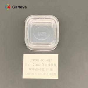 5*10mm2 SP-Face (20-21)/(20-2-1) Un-Doped N-Type Free-Standing GaN Single Crystal Substrate  Resistivity < 0.05 Ω·cm