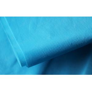 China Water Repellent PE Film Non Woven Fabric Blue White wholesale