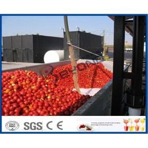 China Tomato Sauce Making Machine Tomato Paste Production Line With Hot / Cold Break System supplier