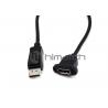 Customized Displayport 1.2 Cable Black Color For Digital Entertainment