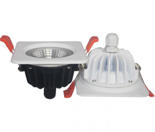 Square COB Waterproof IP65 LED Downlight , Bathroom Lights LED Downlights