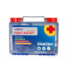 FDA Firstar Basic Handy Office First Aid Kit In Plastic Box For Minor Injury Treatment