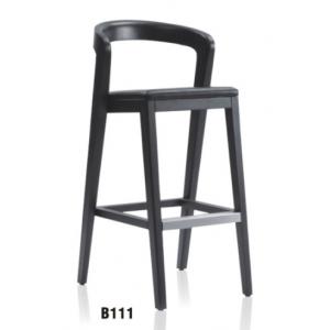 China North Europe style black wooden play bar stool furniture supplier