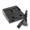 China Black 2 Slot Battery Charger for Topcon GTS-750 GPT-7500 BT-62Q BT-65Q BT-66Q wholesale