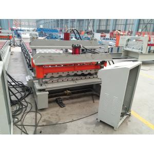 China Galvanized Corrugated Roofing Panel / Roof Sheet Making Machine with unit PLC Control supplier