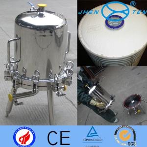 China Final filtration inox stainless filter housing  for olive oil supplier