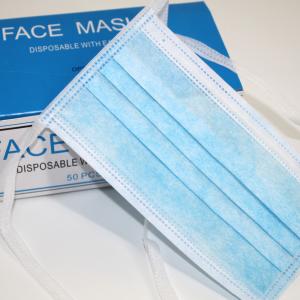 China Disposable String tie-on on the back 3ply protective surgical non woven face mask tie on 3-ply face mask supplier