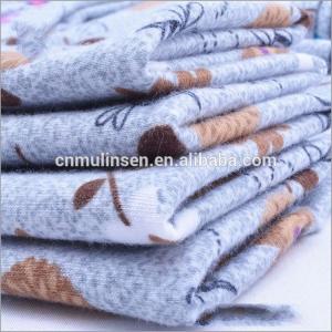 Rusha Textile  Knitting Cute Pattern Printed Poly Ring Spun Single Jersey Fabrics Wholesale Overseas