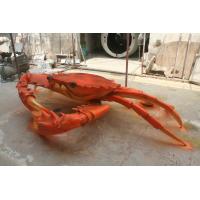China Marine Crab FRP Animal Sculpture Museum Display Custom To Map on sale