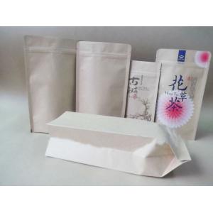 Zipper Printing Customized Paper Bags Silvery Stand Up Kraft Clear Window For Snack