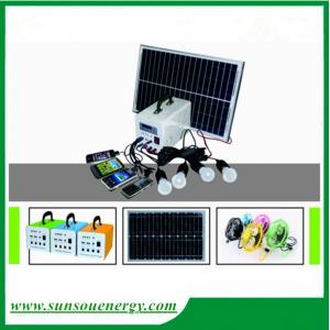 10w mini solar panel kits, high performance solar lighting kits with 12V/7Ah lead acid battery for sale