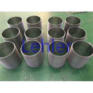 China Stainless Steel Wedge Wire Mesh , Cylinder Welded Wire Screen 1.0 Mm Slot wholesale