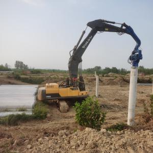 China Pile Driving Vibro Hammer 8 Meter For Rural Areas wholesale