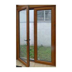 KDSBuilding Best Price Commercial Store Front Casement Glass Wooden Door Design Pictures