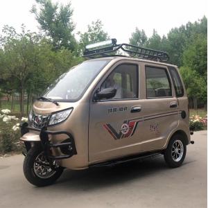 China Yaolon Top Brand Closed Cabin Mini Car Cheap Adult Tricycle For Sale  3 Wheel Taxi Passenger Tricycle Motorcycle
