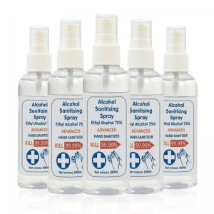 100ml Liquid Antivirus 75% Alcohol Disinfectant Spray