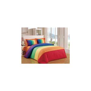 China Rainbow Energetic Bedding 7-Color Duvet Cover 4pcs Set Polyester Cotton Bedding Set supplier