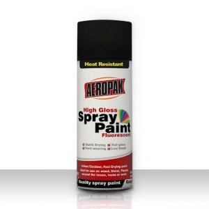 China Aeropak Car Care Products 400ml High Heat Resistant Paint 300 Degree For Engines supplier