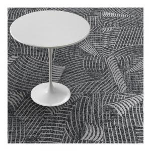 China Waves Design And Page Design Cutsom Nylon Printed Carpet Tiles Reel supplier