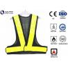 Glistening Safety Reflective Jacket , Security Safety Vest Warning Loop Closed