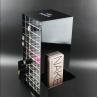 China Acrylic Makeup Organizer for Cosmetics Compartment Plexiglass Rotating Lipstick Display wholesale