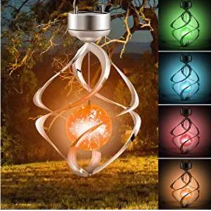 China Stainless Steel Wind Chime Decorative Solar Garden Lights wholesale