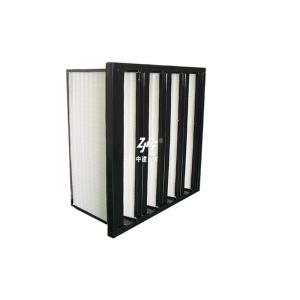 China Industrial V Bank Air Filter HEPA Air Purifier 220V 110V For Air Conditioner supplier