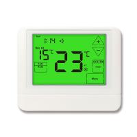 China Alexa 24V ABS Wired Programmable Heating Smart WiFi Thermostat LCD Heat Pump on sale