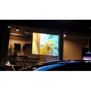 1.52*5m Customized Rear Projection Film / clear holographic film IN Window Advertising