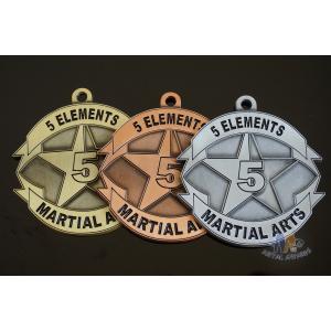 Use Your Own Design Or Logo Metal Award Medals Gold / Silver / Copper Antique Plating