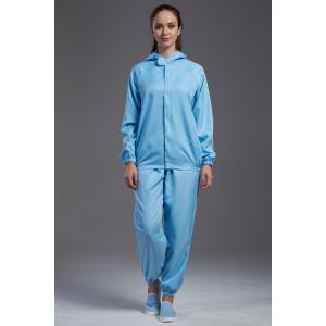 China Blue Washable Clean Room Garments With Good Air Tightness High Performance supplier