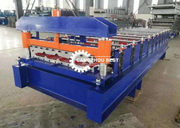 Steel Trapezodial Profile Roll Forming Machine Corrugated Roof Sheet Making
