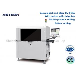 China Double Platform Cutting With Broken Knife Detection Inline PCBA Router Machine supplier