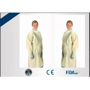 China Abrasion Resistant Disposable Non Woven Isolation Gown No Stimulus To Skin supplier