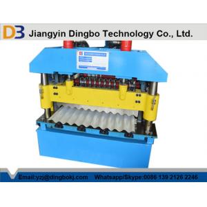 China Three Phase Roof Corrugated Roll Forming Machine With High Production Speed supplier