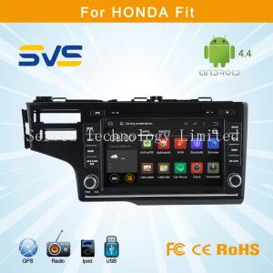 China Android car dvd player for HONDA Fit 2014 with GPS navigation Russian Menu free 4GB Map supplier