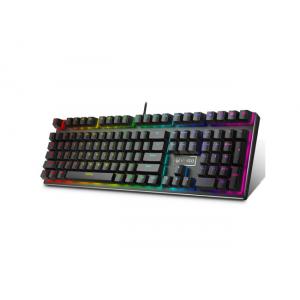 104 Keys Mechanical Gaming Keyboard , Alloy Backlit RGB Mechanical Keyboard