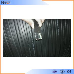 Rubber Sheathed Flat Crane Cable For Mechanical Equipment , 6 x 16