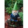 Resin handmade landscape gardening Funny Garden Gnomes with stick