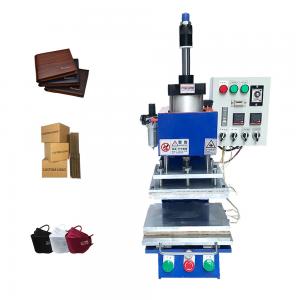 Pneumatic Gold Foil Embossing Machine , Hot Foil Stamping Equipment for Business Card