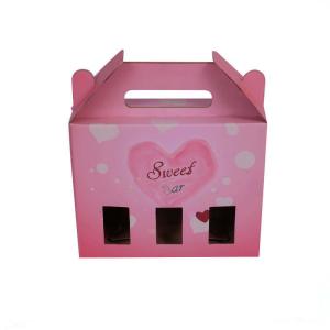 China Auto Closed Gift Paper Box Packaging , Corrugated Paperboard Case with Window supplier