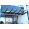 Rain Shed Platform Stainless Steel Canopy , Glass Canopies For Commercial