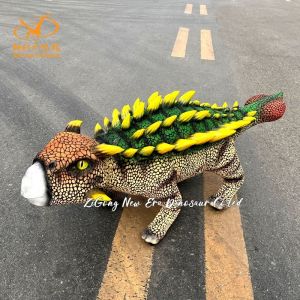 China Interactive Mechanical Dinosaur Intelligent Baby Dinosaur with 3-50m Size Customized Color and Steel Frame Silicone Rubber wholesale