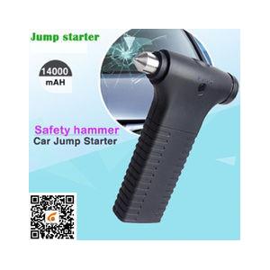 China Safety Hammer compact car jump starter , 300A emergency battery pack for cars supplier