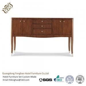 Vintage Wooden Top Drawers half round console table Sideboard Cabinet for Living Room Furniture