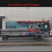 China Carbon Steel Industrial Chipper Shredder Chipping Size 50mm Mobile Wood Chipper on sale