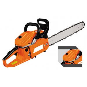 Petrol / Gas Powed 52CC Manual Chainsaws Green Cut Chainsaw With Magnesium Alloy Crankcase