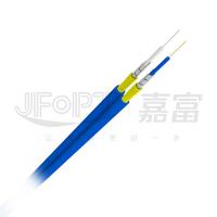 China 2.0mm 3.0mm Indoor Armored Fiber Optic Cable 2 Cores Figure 8 PVC LSZH Single Mode Multimode on sale